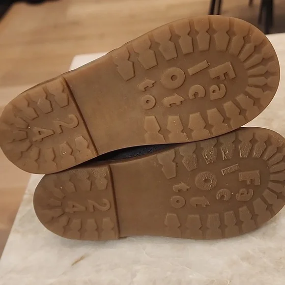 Falcatto leather boots toddler size 8 - Picture 2 of 3